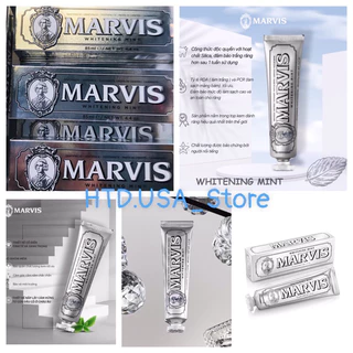 Kem Đánh Răng Trắng Răng Cao Cấp Marvis Whitening Mint 85ml