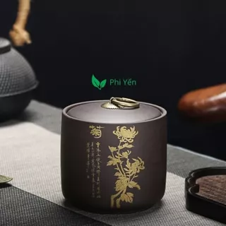 Hũ trà tử sa cao cấp 450ml Hũ Mai Lan Cúc Trúc giao ngẫu nhiên giá rẻ nhất Hoàng Mai Hà Nội