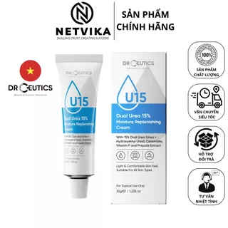 Kem Dưỡng Ẩm Dual Urea 15% Moisture Replenishing Cream DrCeutics Giúp Da Căn Mịn Và Phục Hồi Da Mỏng Đỏ