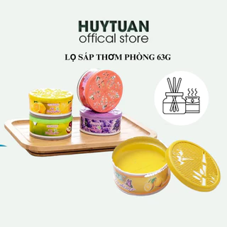 Hộp sáp thơm phòng 63g, sáp thơm khử mùi thanh lọc không khí, hương thơm nhẹ nhàng dễ chịu giúp thoải mái tinh thầƞ