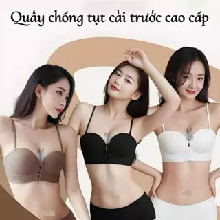 hàng Loại 1 Áo Cup Không Gọng Nâng Đẩy Ngực Có Khuy Cài Trước Chống Tụt [A38]