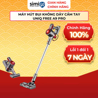 Máy hút bụi UNIQ Free A9 Pro cầm tay không dây - Bảo hành chính hãng 24 tháng