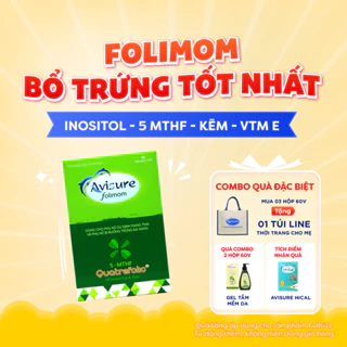 Bổ Trứng Tăng Khả Năng Thụ Thai Avisure Folimom Hỗ Trợ Mang Thai Tự Nhiên Cho Phụ Nữ 30 Viên