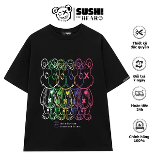 Áo phông Sushi The Bear SPECTRE TEE cổ trồn chất cotton co giãn form rộng STEE01