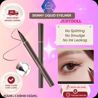 JUDYDOLL Bút kẻ mắt nước Siêu mảnh Slim liquid eyeliner Chống nước Lâu trôi Không lem 0,014mm