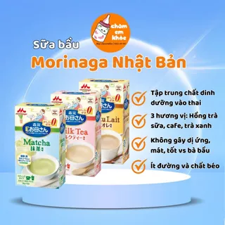 Sữa Bà Bầu Morinaga E-Okasan Nhật Bản Thành Phần Cung Cấp DHA Các Loại Vitamin Có Đủ 3 Vị Trà Sữa Cafe Matcha Date 2026