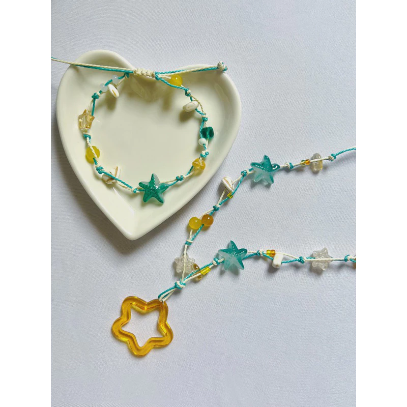 Set vòng cổ “𝓖𝓸𝓵𝓭𝓮𝓷 𝓢𝓽𝓪𝓻” - Vòng cổ Handmade - HYGGE ♡.•*