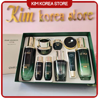 Set dưỡng Ohui xanh Prime căng bóng⚡CHÍNH HÃNG⚡ Bộ dưỡng da full size chống lão hóa, nâng cơ, chống chảy xệ