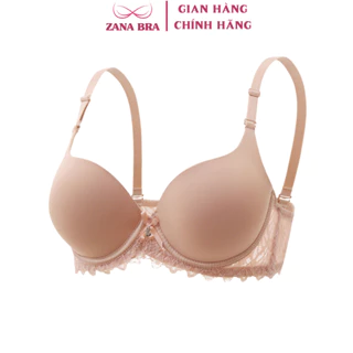 Áo Ngực Lưng Ren Sexy, Áo Lót Nữ Có Gong Mút Vừa Nâng Ngực Tôn Dáng ZANA BRA A016