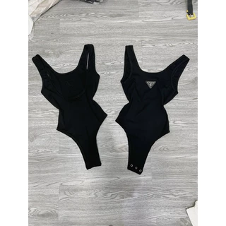 [HÀNG ODER] Áo Bodysuit Sát Nách Hở Lưng KHÔNG MÚT Quyến Rũ,Áo có logo như hình. Áo Liền Thân Tôn Body Chất Thun