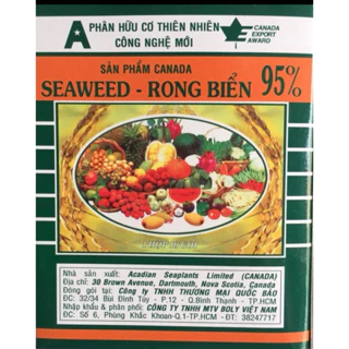 Phân bón lá hữu cơ rong biển seaweed 95%  rong biển canada 95% gói 10g