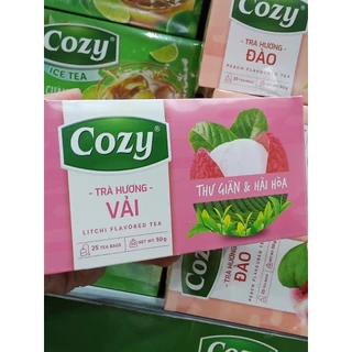 Trà Cozy Vải túi lọc 25 gói/hộp