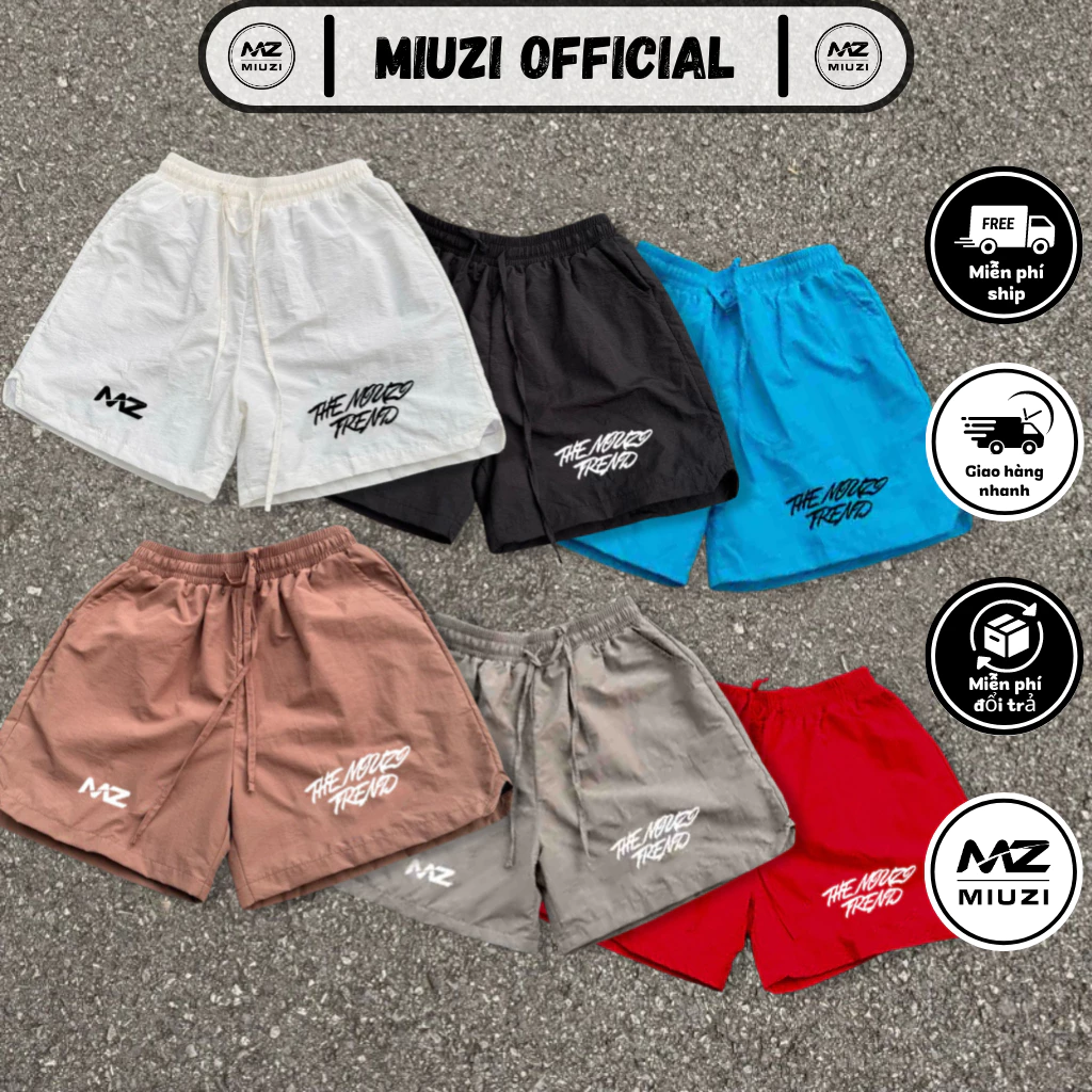 Quần short nam nữ Miuzi vải 2 lớp new DT550