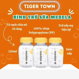 Bình Trữ Sữa Medela Nhập Air Mỹ An Toàn Trữ Sữa Cho Bé 150ml - Có Tách lẻ