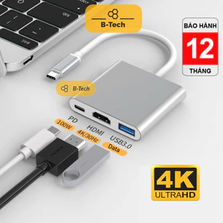 Hub Type C to HDMI - Cổng chuyển đổi type C to HDMI, thunderbolt USB 3.0, PD Type-C cho Laptop, Điện thoại, Samsung, ip