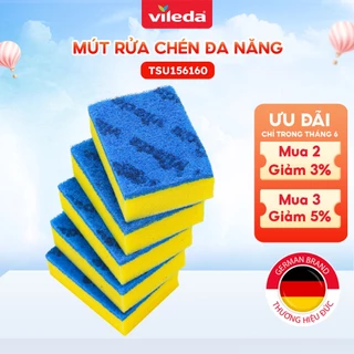 [TSU156160] Mút rửa chén chống xước bát đĩa VILEDA gói 5 miếng