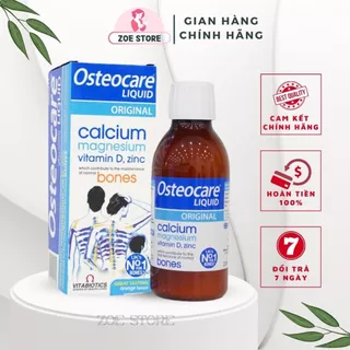 (Date 2025) Canxi nước Osteocare Liquid 200ml của Uk - cho bé từ 3t trở lên và người lớn