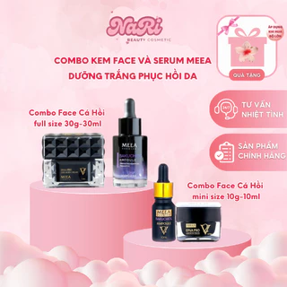 [CHÍNH HÃNG] Combo Kem Face Cá Hồi Dna Meea Ver 2 + Serum Tinh Chất Bakuchiol Ver 2 Meea Origin