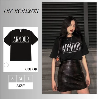 Áo thun Local Brand THE HORIZON - Armour, áo phông nam nữ unisex form rộng 100% COTTON