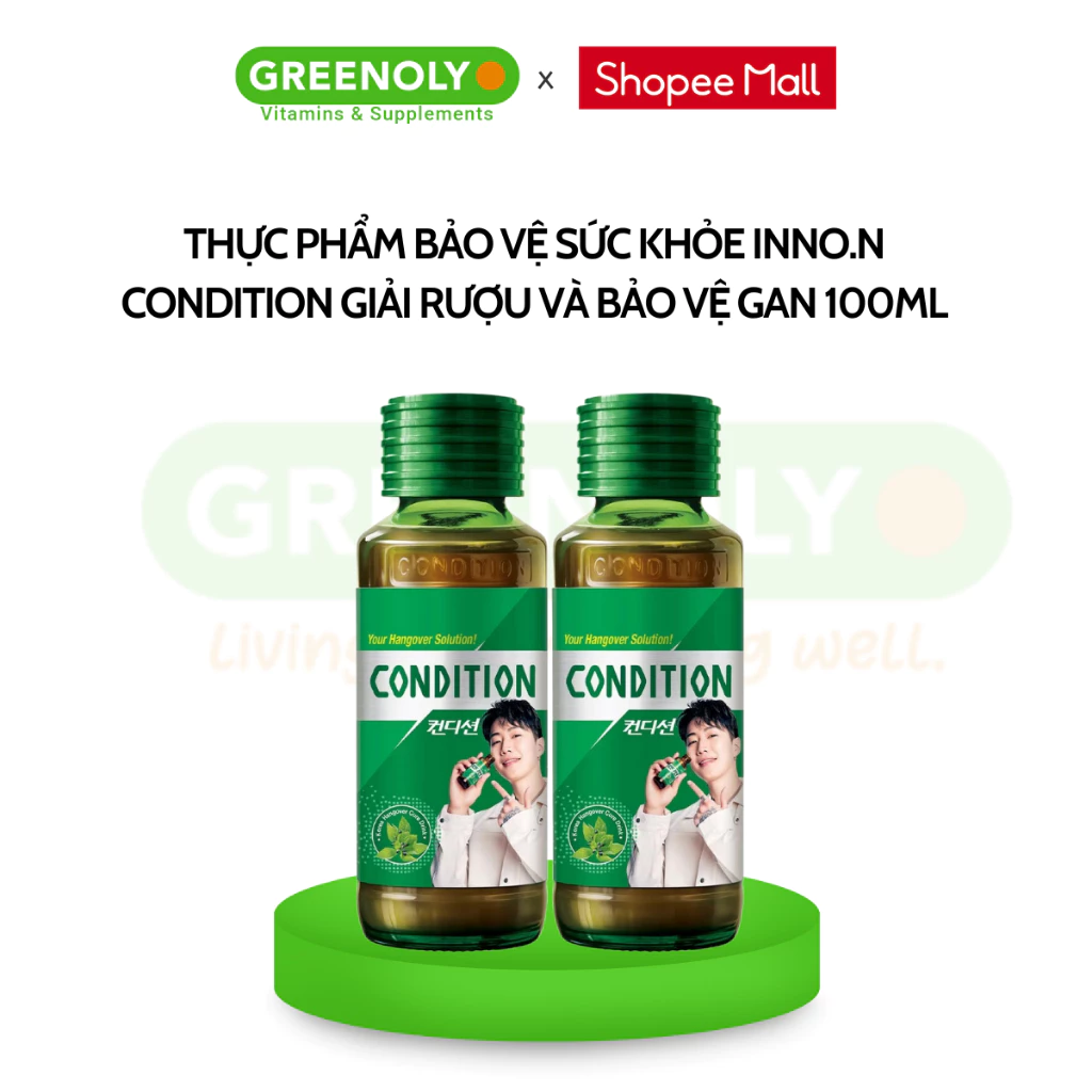 Nước giải rượu Kolmar Condition hỗ trợ giải rượu và giải độc gan 100ml - Hàng chính hãng
