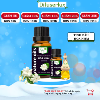 Tinh dầu thiên nhiên Hoa Nhài 10ml - 50ml thương hiệu Mây - DIFFUSER LUX