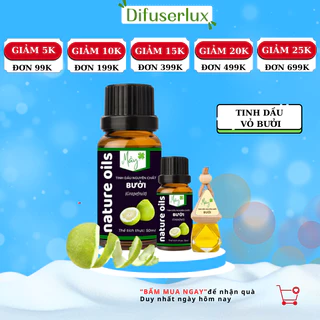 Tinh dầu nguyên chất hoa bưởi 10ml - 50ml tinh dầu thiên nhiên thơm phòng thương hiệu Mây - DIFFUSER LUX