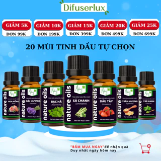 Tinh Dầu Thiên Nhiên, Tinh Dầu Thơm Phòng Massage Đuổi Muỗi Có Kiểm Nghiệm - DIFFUSER LUX