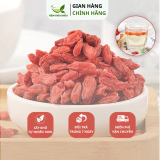 Kỷ Tử Đỏ (Câu Kỉ Tử) 100gr Sấy Khô Quả To Đỏ Đều Giúp Đẹp Da, Bổ Máu, Dễ Ngủ, Sáng Mắt Tốt Cho Sức Khỏe T03