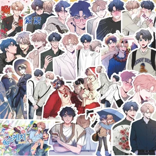 68 Sticker Sketch Bản phác họa dán trang trí anime manga Korean Comics BL Manhwa BoyLove - ST.01