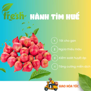 500gr Hành tím Huế Ninh Thuận chắc củ, to đều loại NGON