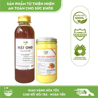 COMBO Tinh Bột Nghệ- Mật Ong Hoa Cà Phê T'FARM