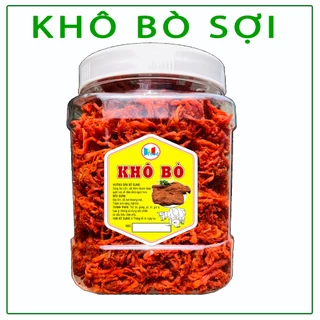 Khô Bò Sợi - Hũ 500g Khô Heo Giả Bò - thơm ngon đậm vị