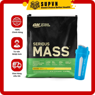 Serious Mass On 12lbs - Sữa tăng cân tăng cơ giàu dinh dưỡng dành cho người gầy - Optimum Nutrition Serious Mass Weight