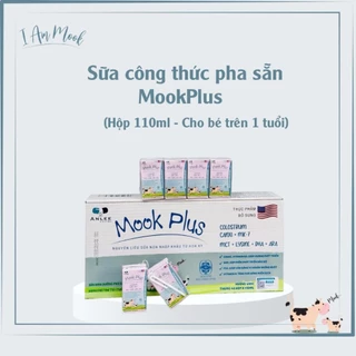 Sữa Công Thức Pha sẵn MOOK PLUS, sữa nước, sữa pha sẵn - 1 Thùng 48 Hộp