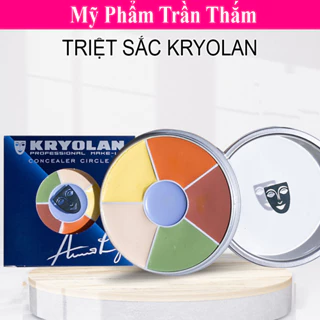 Bảng triệt sắc che khuyết điểm Kryolan Concealer Circle chuyên nghiệp 40g