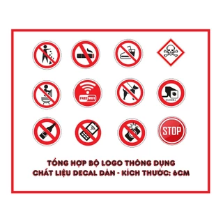 TỔNG HỢP BỘ LOGO THÔNG DỤNG DẠNG ICON DÁN KÍNH, DÁN ĐỒ VẬT NHỎ