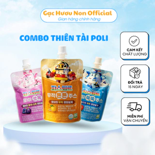 Nước Thiên Tài Tăng Chiều Cao POLI LOTTE Hỗ Trợ Tăng Chiều Cao Toàn Diện, Tăng Sức Đề Kháng, Hệ Miễn Dịch Hộp 10 gói