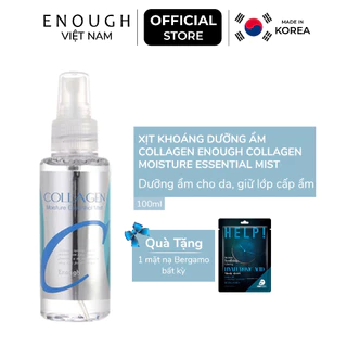 Xịt khoáng dưỡng ẩm Collagen Enough Collagen Moiseture Essential Mist 100ml