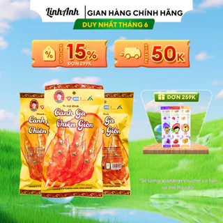 5 Gói Snack Cánh Gà Chiên Giòn Thơm Ngon, Giòn Rụm, Ăn Vặt Tuổi Thơ,Đồ Ăn Vặt Cổng Trường