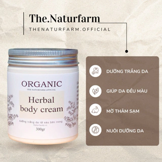 Kem dưỡng trắng da kem body Herbal Natural [ 300GR ] [ Trắng Bật Tông ]