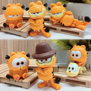 Bộ 6 mô hình Mèo béo Garfield bụng bự