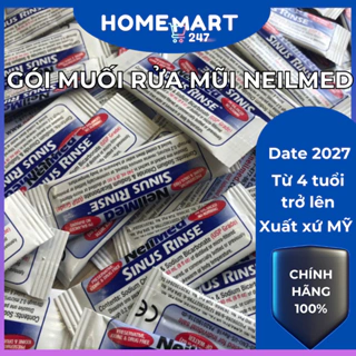 SET 50 GÓI MUỐI RỬA MŨI NEILMED SINUS RINSE (USA)