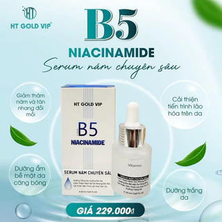 Serum Vitamin B5 HT Gold Vip Giảm Thâm Nám, Tàn Nhang, Đồi Mồi, Dưỡng Ẩm 20ml