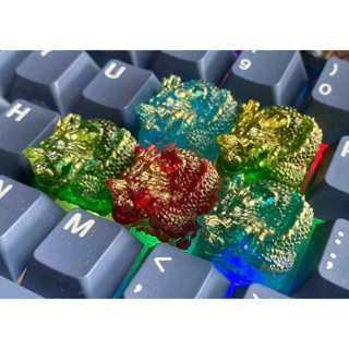 (tặng đế) Keycap Dragon - nút phím cơ nghệ thuật - keycap - artisan keycap.