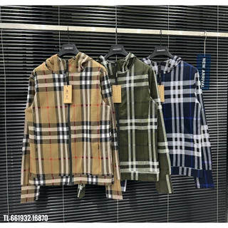 🔥Hot🔥Áo chống nắng Burberry họa tiết kẻ thiết kế hot trend Nam nữ New 2024