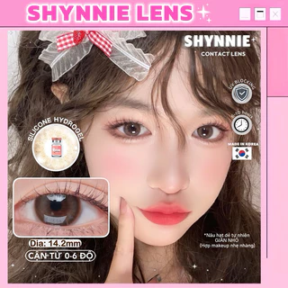 🧡[𝗚𝗜𝗔́ 𝟭 𝗖𝗔̣̆𝗣] - Lens mắt màu BROWN nâu mật ong tự nhiên giãn nhỏ 14.2MM - SHYNNIE LENS (Lens Huế) 🐰