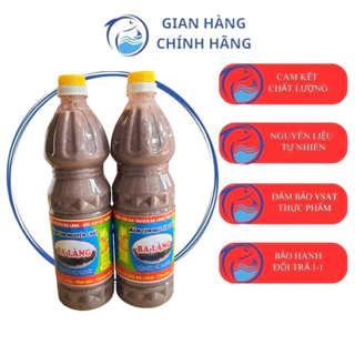 Mắm tôm Ba Làng Thanh Hóa - Mua 2 chai loại đặc biệt tặng 1 chai mắm tép