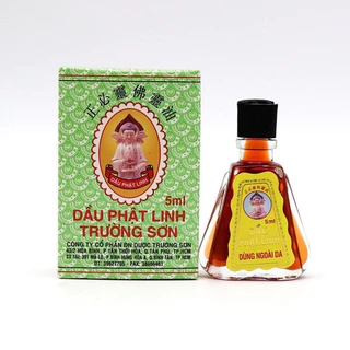 [CAM KẾT CHÍNH HÃNG]Dầu Phật Linh Trường Sơn chai lớn 5ml