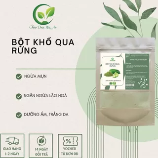 Bột khổ qua rừng nguyên chất 100% Organic 100gr - Giảm mụn, mờ thâm nám, trắng da Mộc AN