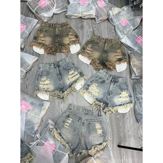 quần short jean lộ túi 009